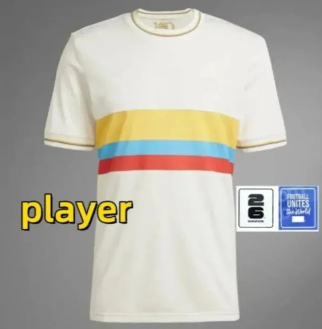 Colossmbia 2026 World Cup Centenary soccer jersey 100 years anniversary 2025 jam - SitterJersey.com