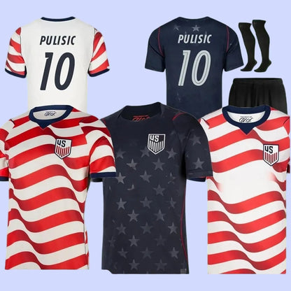 usa jersey 2026 worldcup Usa Soccerjersey 2026 World Cup PULISIC BALOGUN Footbal - SitterJersey.com