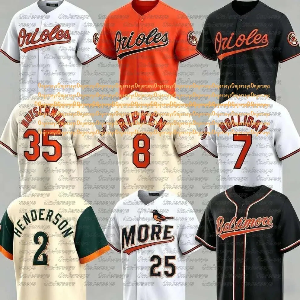 MenOrioless Baseball Jersey Gunnar Henderson Adley Rutschman Pete Alonso Jackson - SitterJersey.com