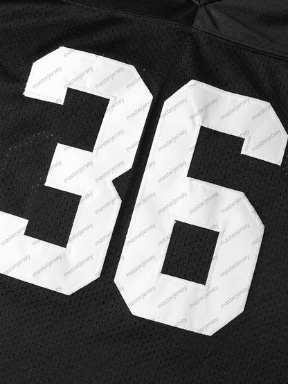 #36 BETTIS Men's Comfy V-Neck Football Jerseys Mesh Embroidery For Training And  - SitterJersey.com