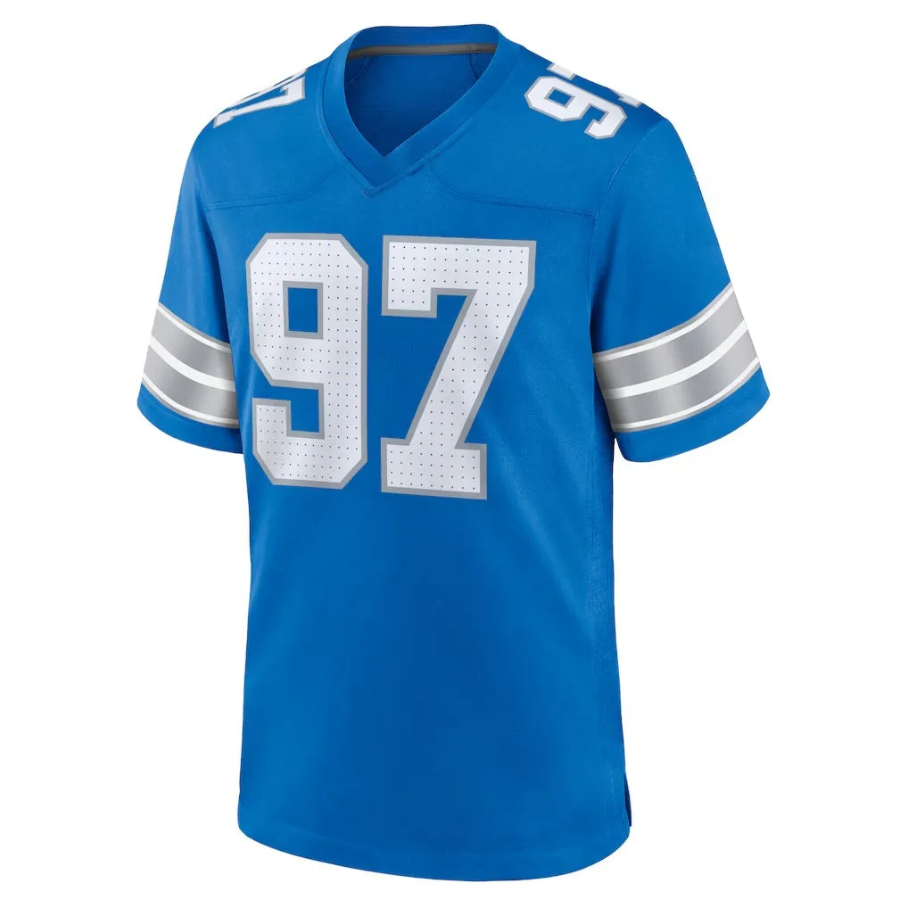Famou Sports Detroit Football jerseys with men women youth customized #14 St Bro - SitterJersey.com