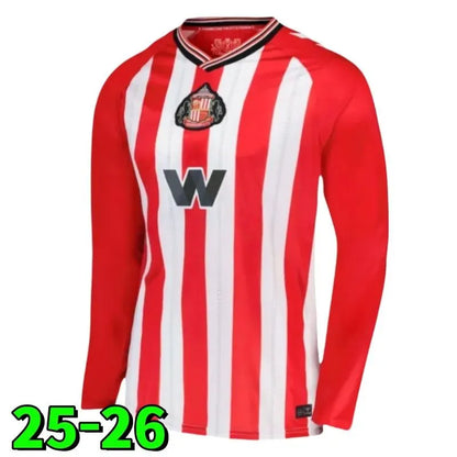 2026-27 sunderland Soccer JerseyS Home away third 25/26 RED BLACK KIDS s STEWART - SitterJersey.com