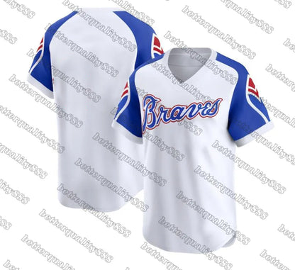 All-Star USA250 250th Ronald Acuna Jr. Braves Baseball Jersey 1 Ozzie Albies Spe - SitterJersey.com