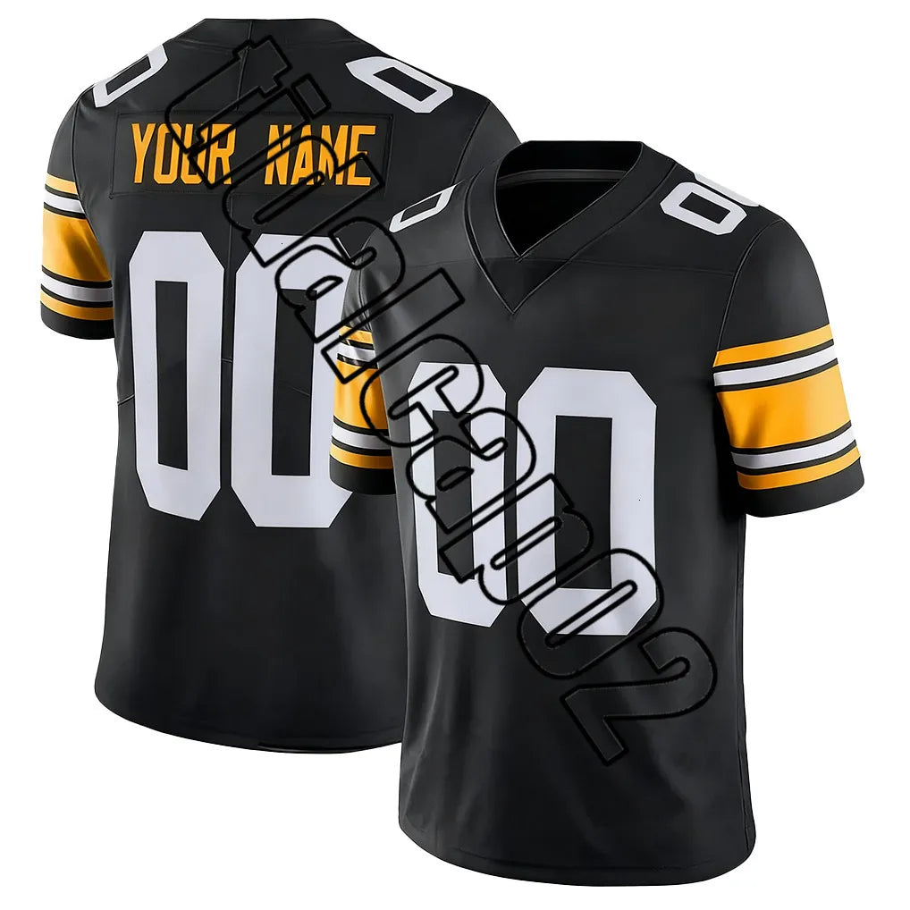 Pittsburghes SteelersS Jersey SteelersJersey 16 Drew Allar 17 Germie Bernard 71  - SitterJersey.com