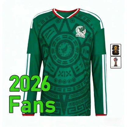 Mexico 2026 World Cup RAUL CHICHARITO Soccer Jersey 26 27 H LOZANO Kids Kit Foot - SitterJersey.com