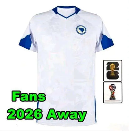 Bosnia Jersey 2026 Bosnia And Herzegovina Dzeko Soccer Jerseys 26 27 Home Away M - SitterJersey.com