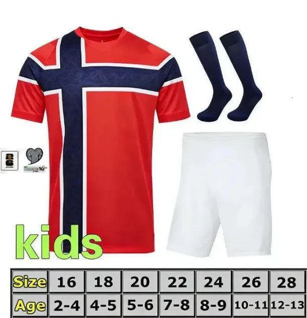 Norways HAALAND 2026 World Cup soccer jerseys SORLOTH NUSA AASGAARD HORN MYHRE D - SitterJersey.com