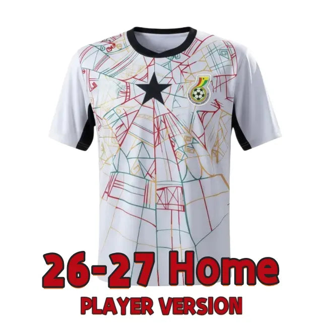 ghana jersey 2026 worldcup J.AYEW A.AYEW KUDUS SEMENYO WILLIAMS soccer jersey PA - SitterJersey.com