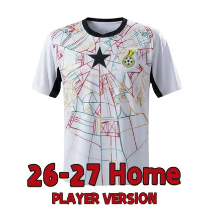 ghana jersey 2026 worldcup J.AYEW A.AYEW KUDUS SEMENYO WILLIAMS soccer jersey PA - SitterJersey.com