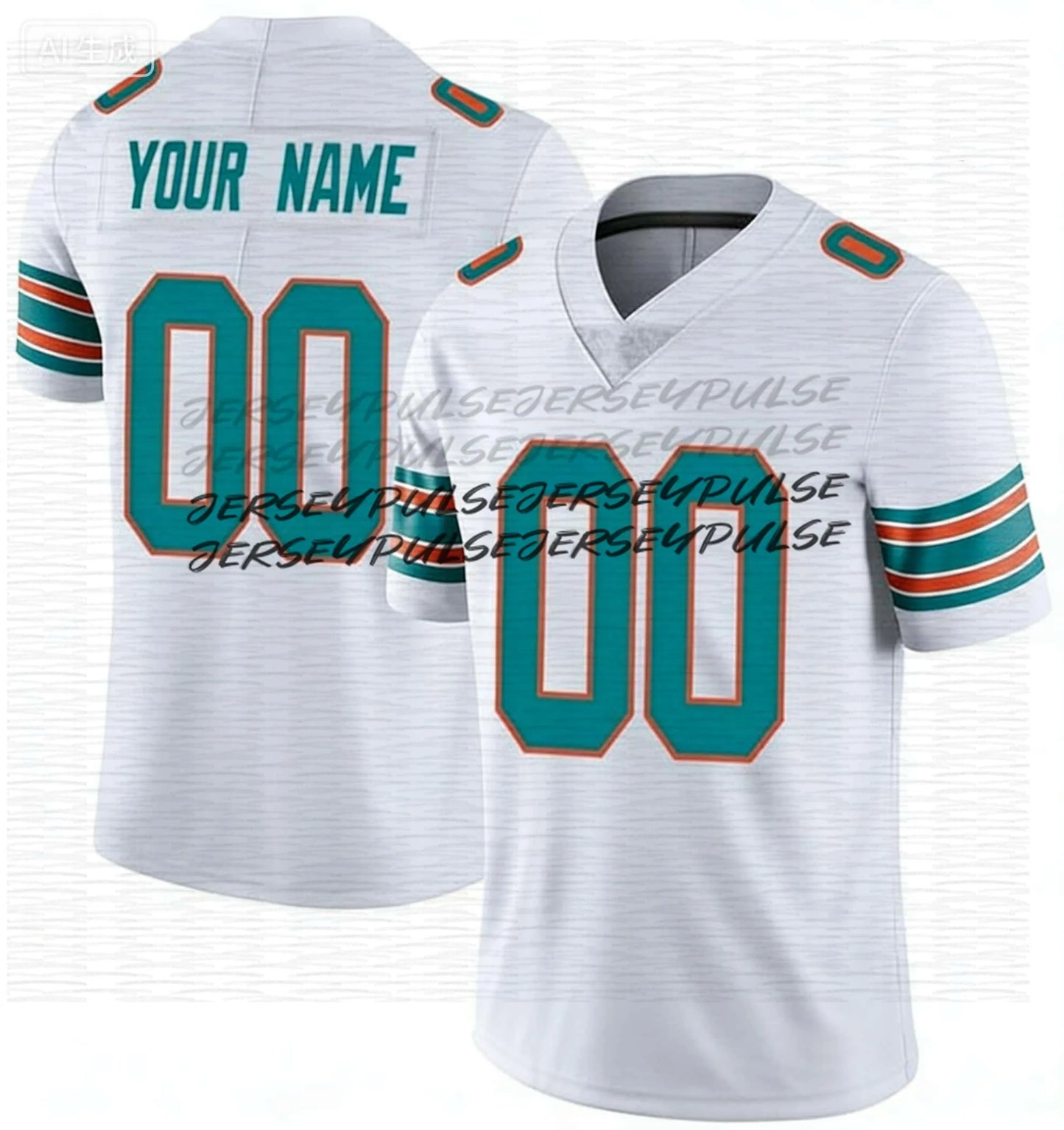 17 Jaylen Waddle Custom 2025 Rivalries Jersey 1 Tua Tagovailoa De'Von Achane Tyr - SitterJersey.com