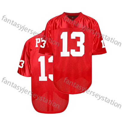 Comfy Letter and Number 7 Embroidery KAEPERNICK Short Sleeve V-Neck Football Jer - SitterJersey.com