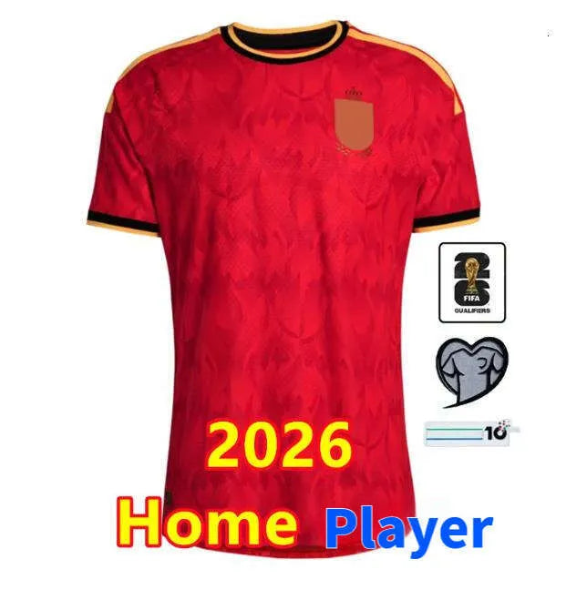 Belgium Jersey 2026 World Cup Soccer Jerseys DE BRUYNE R. LUKAKU E. HAZARD MERTE - SitterJersey.com