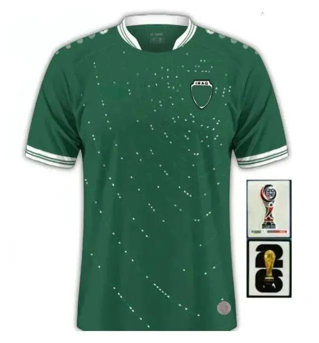 2026 Iraq soccer jersey World Cup AYMEN MOHANAD AL-HAMADI 26 27 national team ho - SitterJersey.com