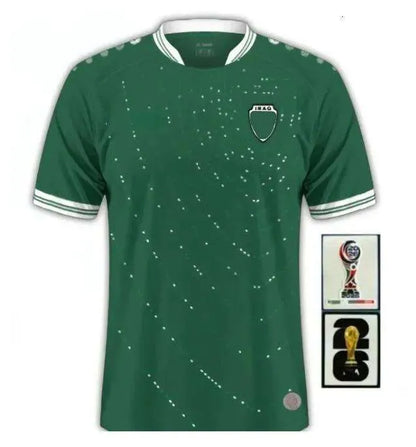 2026 Iraq soccer jersey World Cup AYMEN MOHANAD AL-HAMADI 26 27 national team ho - SitterJersey.com