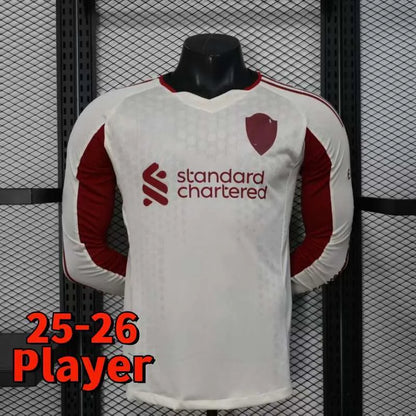 25 26 27 liverpool Wirtz SALAH football shirt Ekitike MAC ISAK ALLISTER Kerkez G - SitterJersey.com