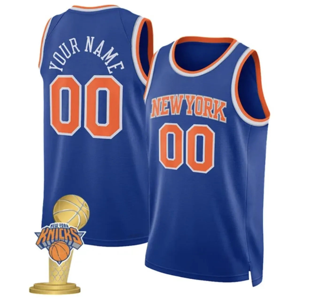 Custom Jalen Brunson Karl Anthony Towns Basketball Jerseys Josh Hart Mikal Bridg - SitterJersey.com