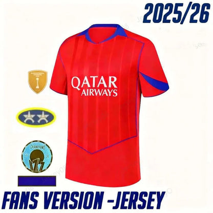 Psges Jersey 25 26 27 Ousmane Dembele Kvaratskhelia Maillot De Football Shirt To - SitterJersey.com