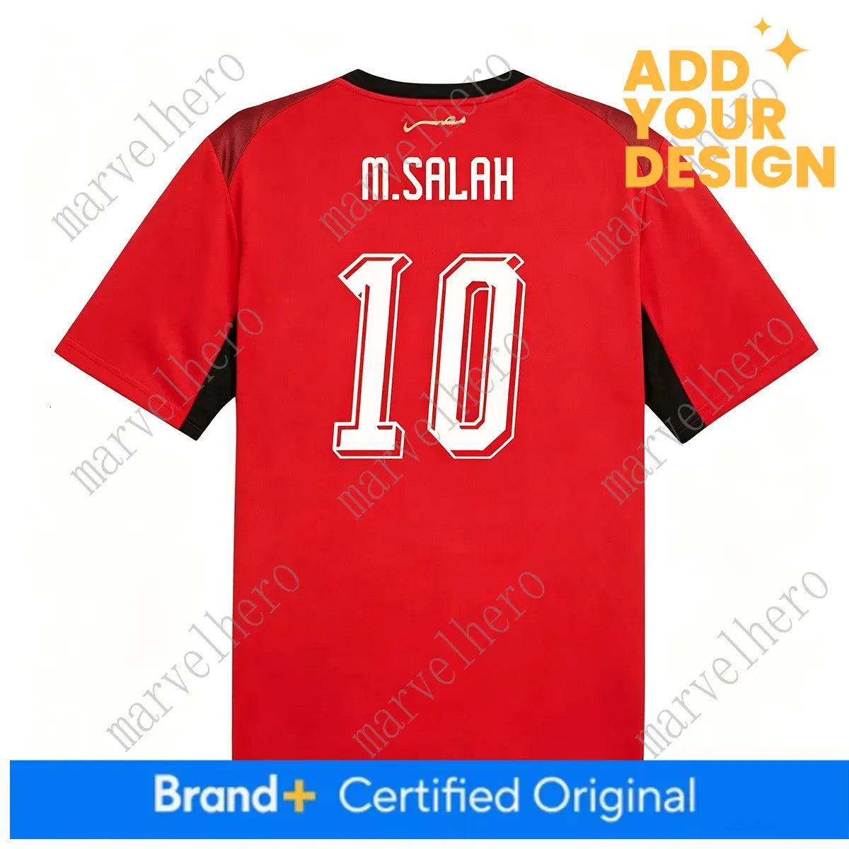 2025 SALAH World Egypt Soccer jerseys 26 27 MARMOUSH TREZEGUET IBRAHIM M ATEYA N - SitterJersey.com