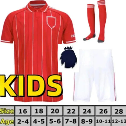 3XL 25 26 Nottingham LINGARD Soccer Jersey GIBBS-WHITE Men Kids kit 2025 2026 WO - SitterJersey.com