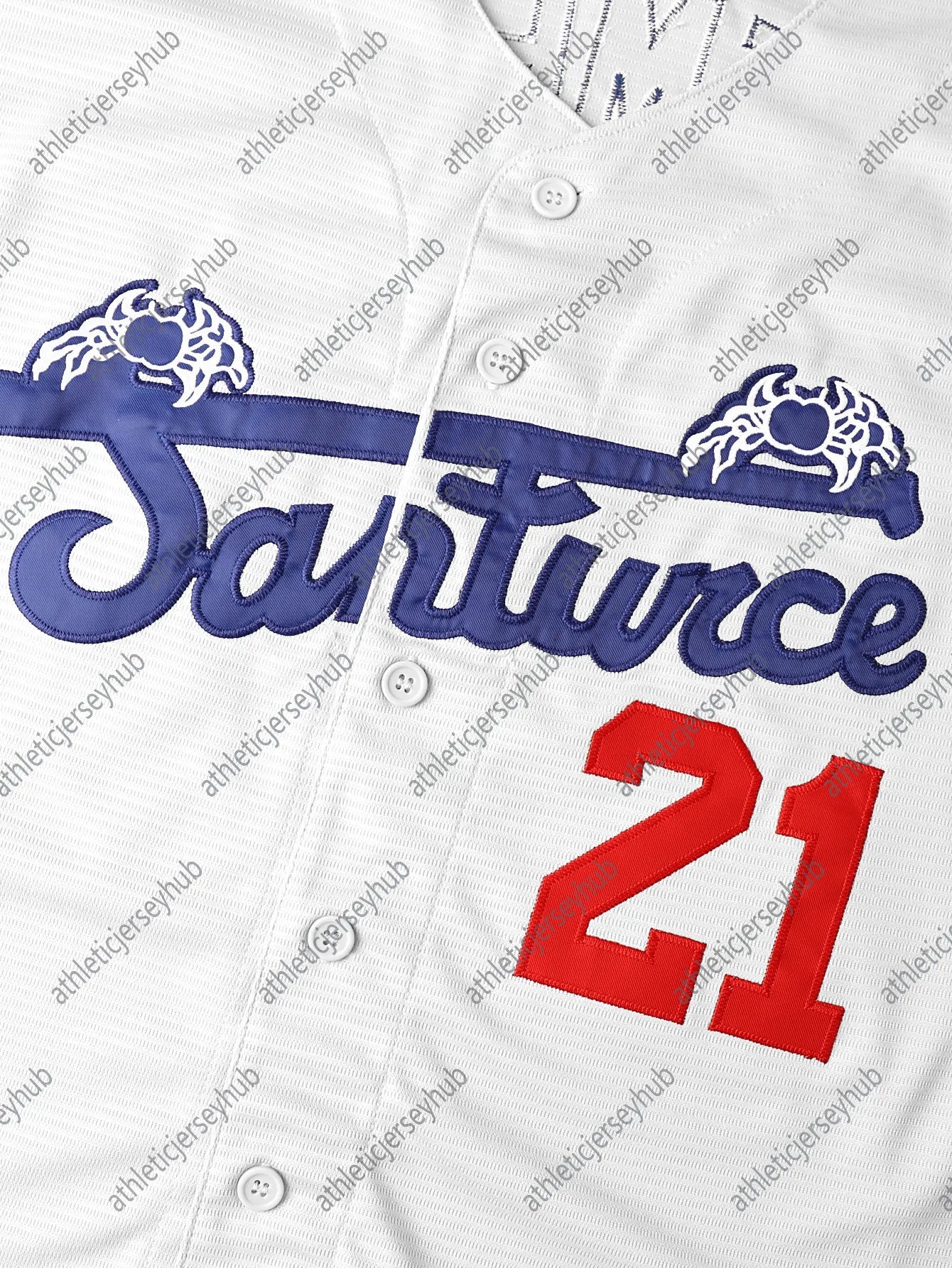21 Clemente Jersey Jerseys baseball Jerseys White Embroidery For Training And Co - SitterJersey.com