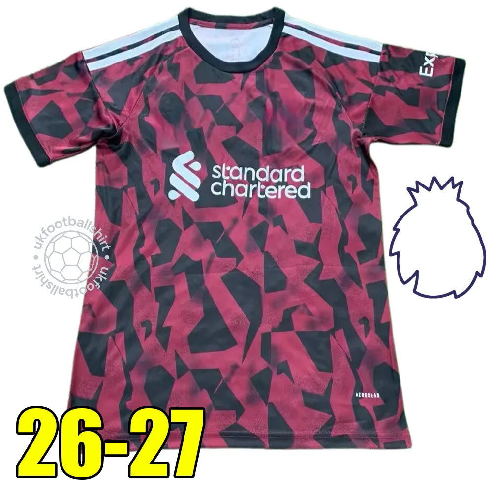 2026 ISAK EKITIKE WIRTZ DIOGO J. KERKEZ FRIMPONG M.SALAH liverpool 26 27 FC Foot - SitterJersey.com