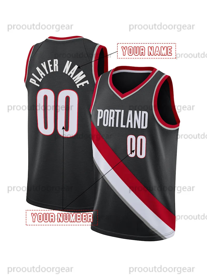2025 Basketball Jersey Clingan Simons Avdija Banton Custom Jerseys Sweatshirt -  - SitterJersey.com
