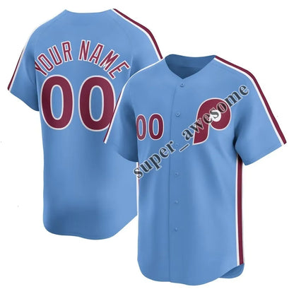 Bryce Harper Baseball Jersey Trea Turner Kyle Schwarber JT Realmuto Alec Bohm Br - SitterJersey.com