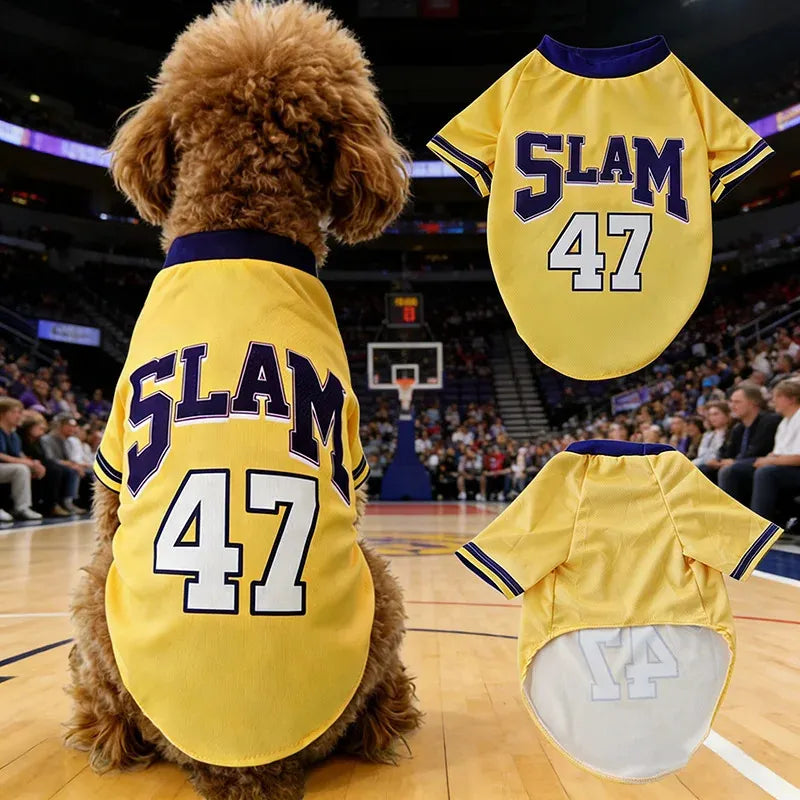 Men's Breathable Quick-Dry Polyester 1 BALL Basketball Jersey - Crew Neck Sports - SitterJersey.com