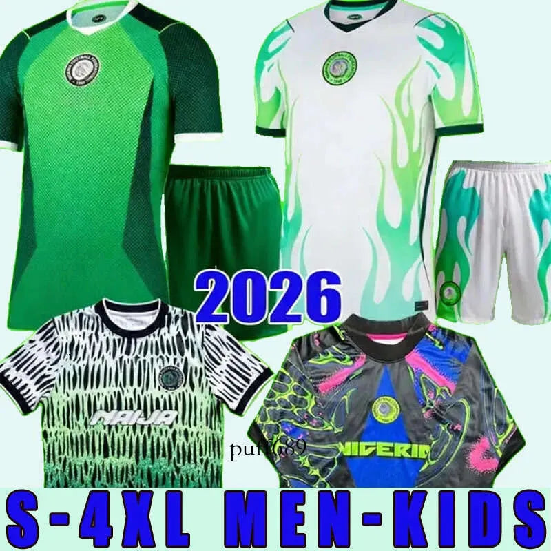 Nigeria Jersey 2026 IHEANACHO AINA Retro 2018 1994 1998 Soccer Jerseys National  - SitterJersey.com