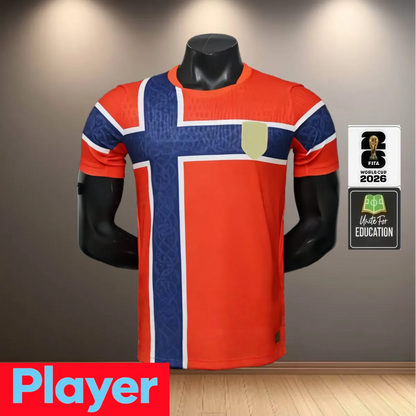 HAALAND Norway Jersey 2026 World Cup ODEGAARD SORLOTH Nation Team Jerseys BOBB N - SitterJersey.com
