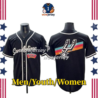27 blue mens baseball jersey embroidered guerrerd jr vneck polyester sports top  - SitterJersey.com