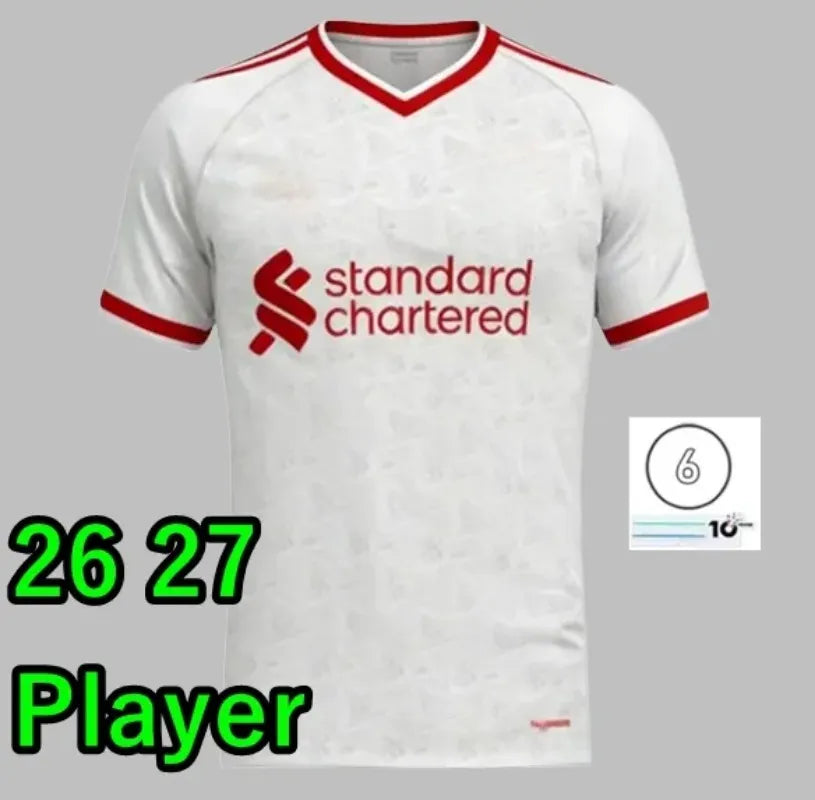 liverpool 26 27 Mohamed Salah ISAK wirtz Ekitike SZOBOSZLAI football jersey MAC  - SitterJersey.com