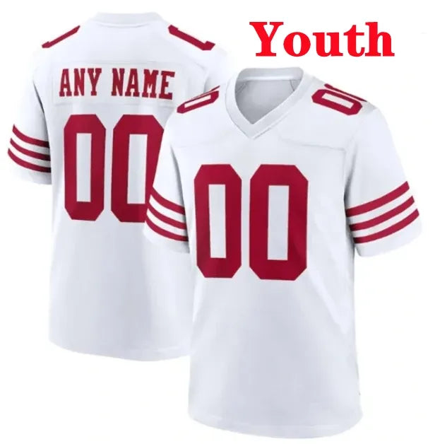 San Franciscocity 49erss Jesrey Mike Evans Christian McCaffrey Brock Purdy Footb - SitterJersey.com