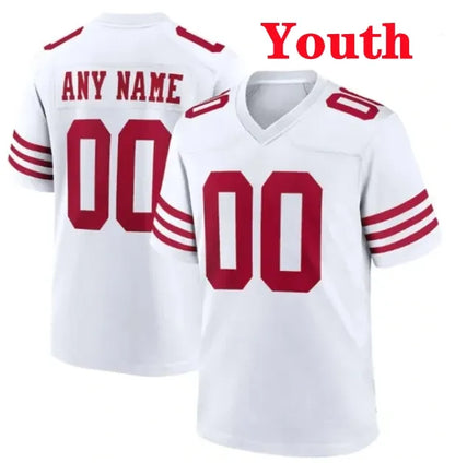 San Franciscocity 49erss Jesrey Mike Evans Christian McCaffrey Brock Purdy Footb - SitterJersey.com