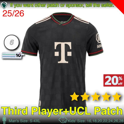 26 27 MUSIALA OLISE KANE LUIS DIAZ soccer jerseys PAVLOVIC SANE football shirt G - SitterJersey.com