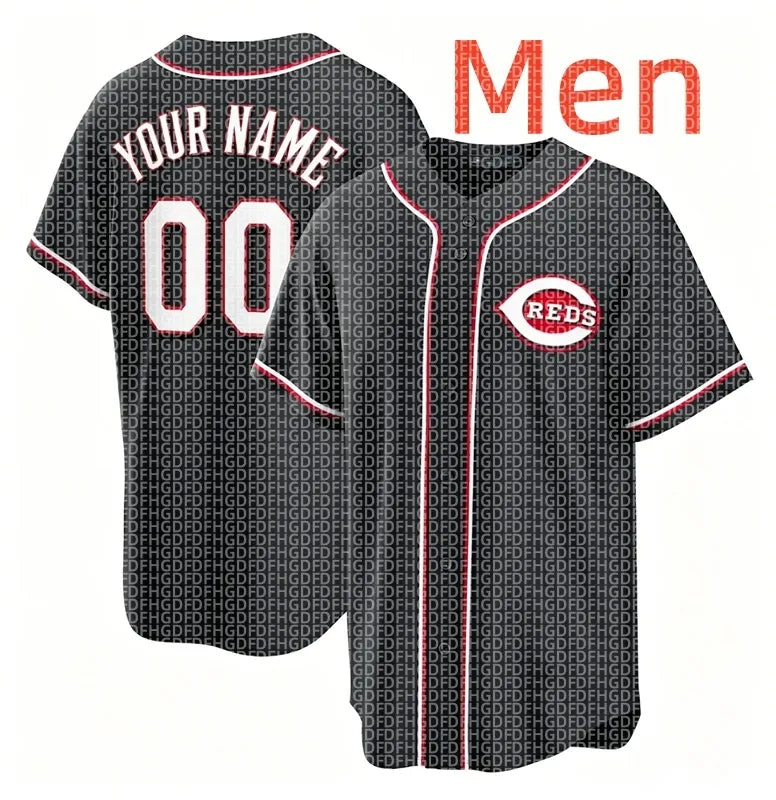Reds Baseball Jersey Custom Elly De La Cruz Ke'Bryan Hayes Tyler Stephenson Spen - SitterJersey.com