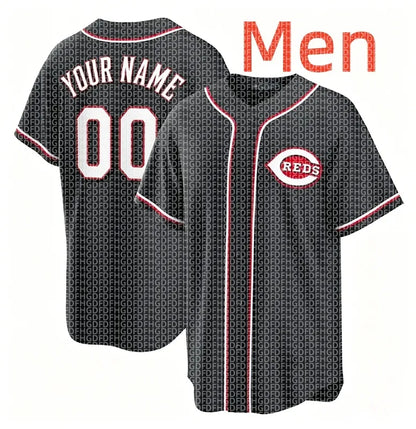 Reds Baseball Jersey Custom Elly De La Cruz Ke'Bryan Hayes Tyler Stephenson Spen - SitterJersey.com