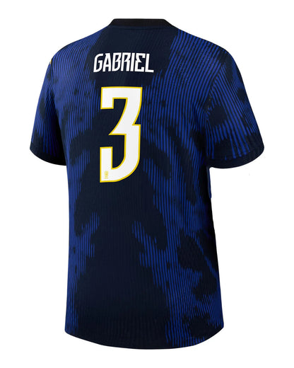 Brazil Away Jersey Gabriel Magalhaes NO 3 World Cup 2026 Soccer Shirt Brazilian  - SitterJersey.com