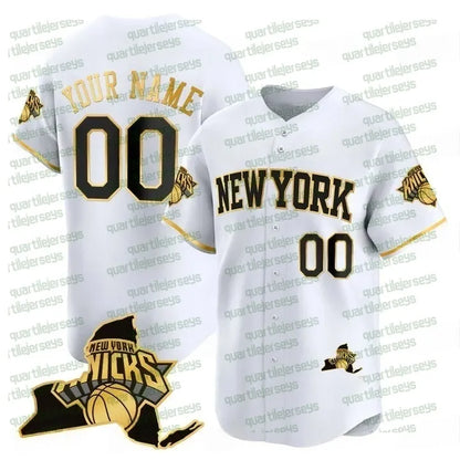 NewYork Knicks 2026 Final Champion Baseball Jersey Jalen Brunson Karl-Anthony To - SitterJersey.com