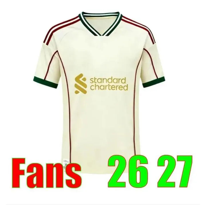 LFC 25 26 27 Liveropool Jersey ISAK WIRTZ EKITIKE M.SALAH VIRGIL Liveropool socc - SitterJersey.com