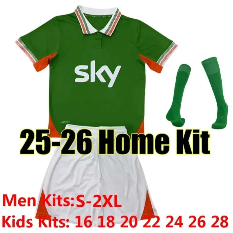 Ireland Soccer Jerseys Kit DOHERTY DUFFY St.Patrick's Day 2025 2026 Home Green W - SitterJersey.com
