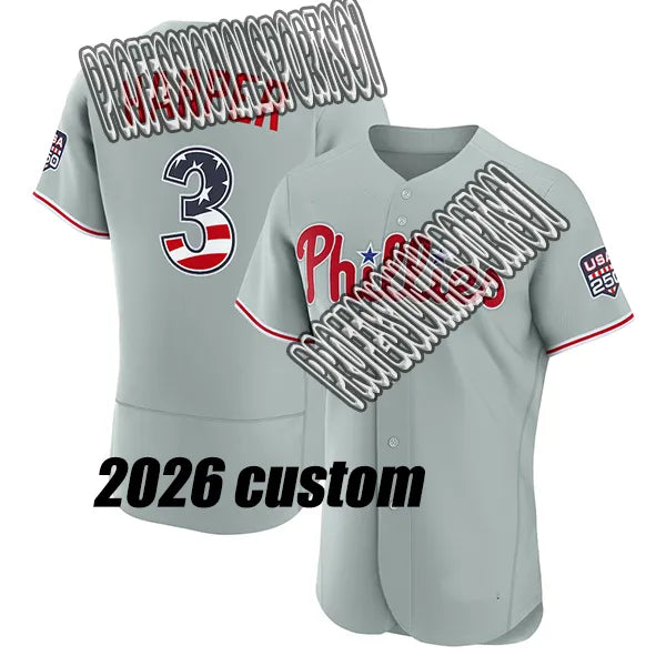 USA 250 Fourth of July philadelphie phillie jersey 3 Bryce Harper 10 Realmutos 7 - SitterJersey.com