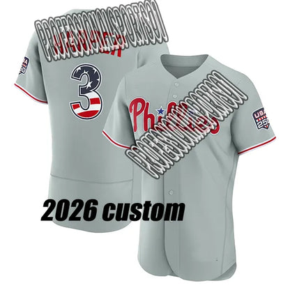 USA 250 Fourth of July philadelphie phillie jersey 3 Bryce Harper 10 Realmutos 7 - SitterJersey.com