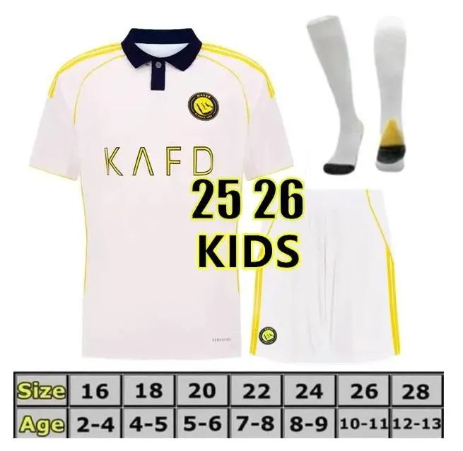 2025 2026 Al Nassr FC Soccer Jerseys Ronaldo CR7 25 26 27 Home Away Third Gonzal - SitterJersey.com