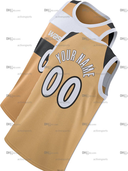 Custom 4 AJ Dybantsa Basketball Jerseys Trae Young Anthony Davis Alex Sarr Bub C - SitterJersey.com
