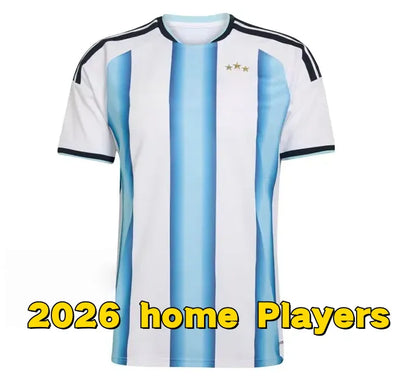 2026 Argentina World Cup 26 27 Soccer Jerseys MARADONA J ALVAREZ MESSIS DE PAUL  - SitterJersey.com