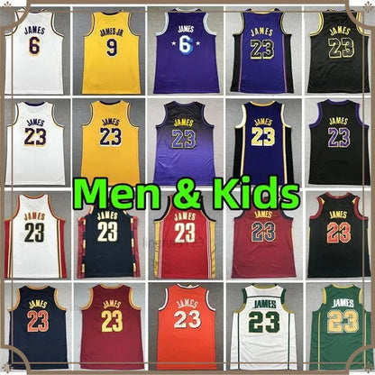 Stitched Basketball Jerseys James Bronny James Jr Cavs High School St Vincent St - SitterJersey.com