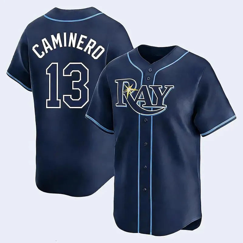 Tampa BayS rays jersey Yandy Diaz Junior Caminero Cedric Mullins Lux Ryan Pepiot - SitterJersey.com