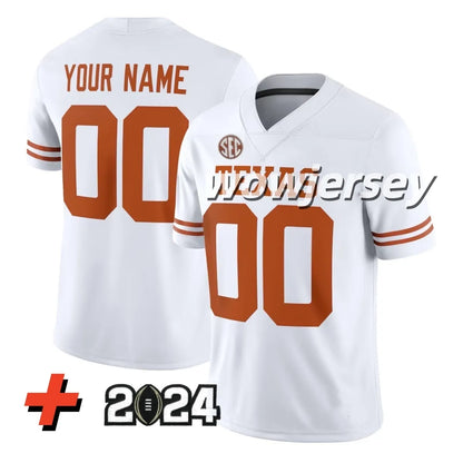 2026 Texas Longhorns Arch Manning Football Jersey Derrek Cooper Ryan Wingo Trevo - SitterJersey.com