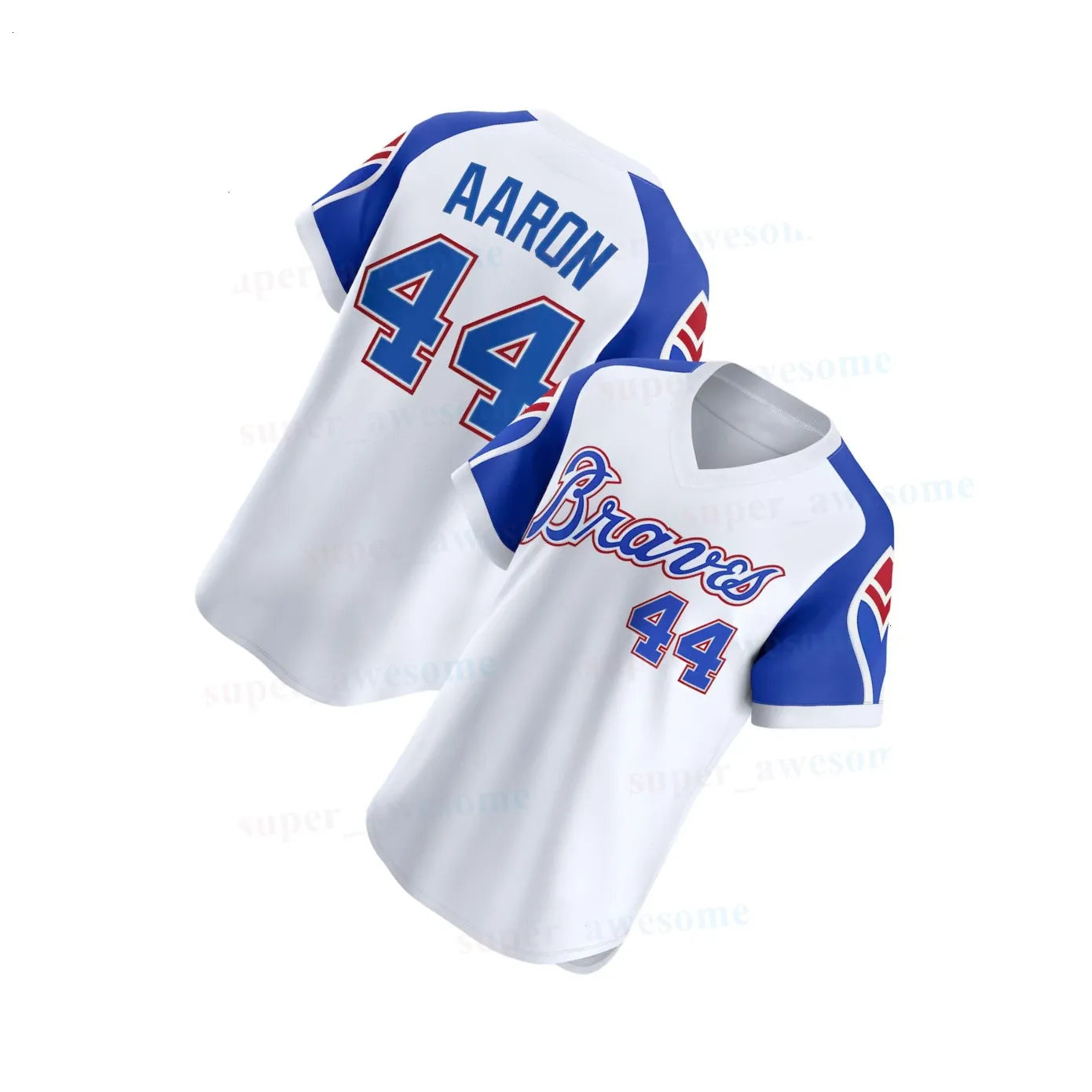 Ronald Acuna Jr Braves Baseball Jersey Matt Olson Ozzie Albies Austin Riley Chri - SitterJersey.com